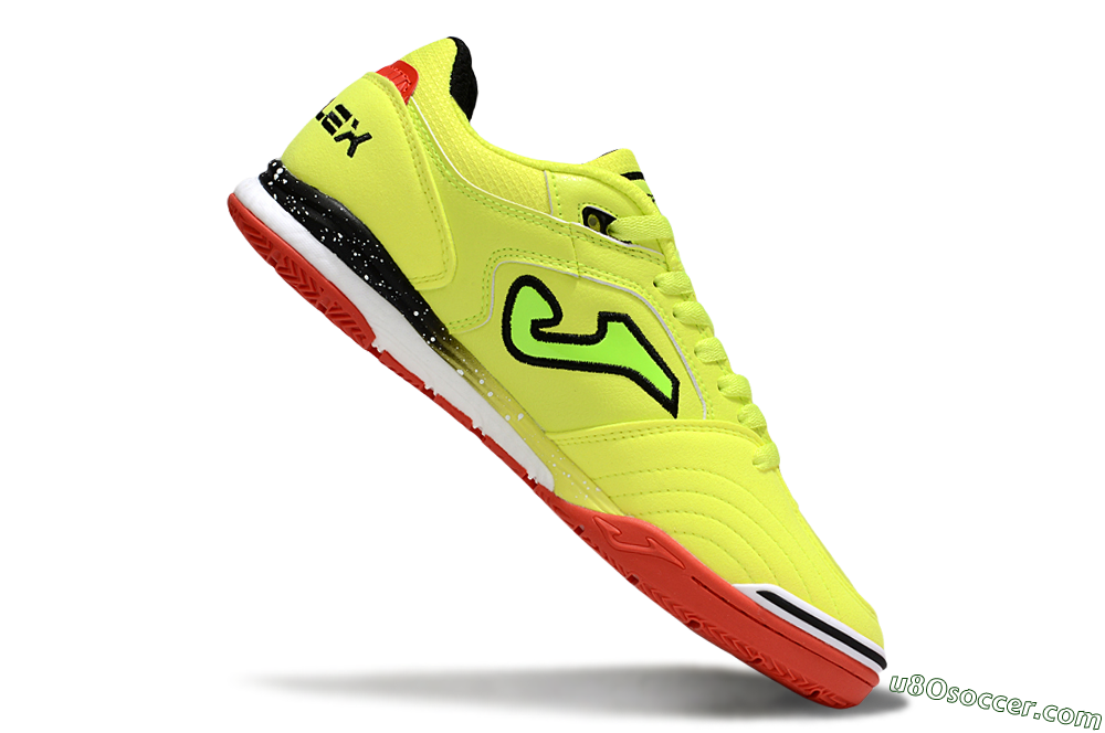 Joma Top Flex IC Indoor & Futsal Soccer Shoes - Yellow/Red/Black 4