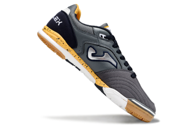 Joma Top Flex IC Indoor & Futsal Soccer Shoes - Grey/Silver/Black