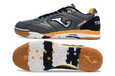 Joma Top Flex IC Indoor & Futsal Soccer Shoes - Grey/Silver/Black