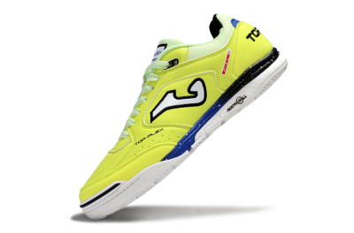 Joma Top Flex IC Indoor & Futsal Soccer Shoes - Yellow/Blue/White