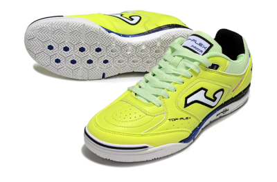 Joma Top Flex IC Indoor & Futsal Soccer Shoes - Yellow/Blue/White