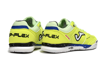 Joma Top Flex IC Indoor & Futsal Soccer Shoes - Yellow/Blue/White