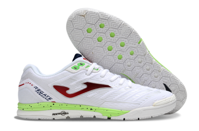 Joma Top Flex IC Indoor & Futsal Soccer Shoes - White/Red/Yellow
