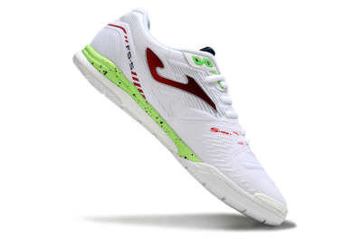 Joma Top Flex IC Indoor & Futsal Soccer Shoes - White/Red/Yellow