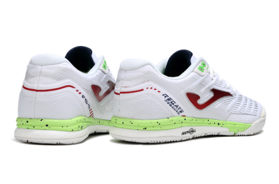Joma Top Flex IC Indoor & Futsal Soccer Shoes - White/Red/Yellow