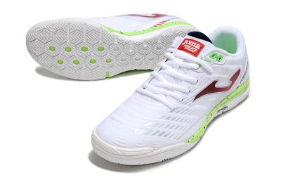 Joma Top Flex IC Indoor & Futsal Soccer Shoes - White/Red/Yellow