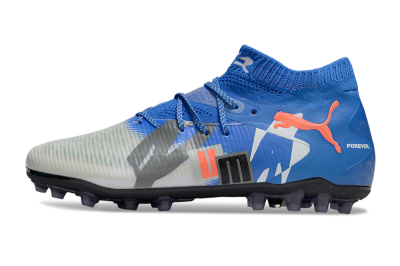 Puma Future 8 Ultimate MG Multi Ground Soccer Cleats - Blue/Red/Black