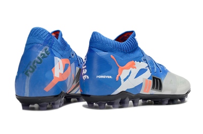 Puma Future 8 Ultimate MG Multi Ground Soccer Cleats - Blue/Red/Black