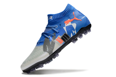 Puma Future 8 Ultimate MG Multi Ground Soccer Cleats - Blue/Red/Black