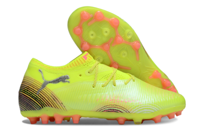 Puma Future 8 Ultimate MG Multi Ground Soccer Cleats - Yellow/Black/Red