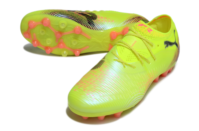 Puma Future 8 Ultimate MG Multi Ground Soccer Cleats - Yellow/Black/Red