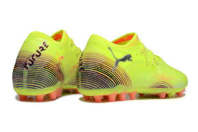 Puma Future 8 Ultimate MG Multi Ground Soccer Cleats - Yellow/Black/Red