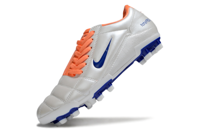 Nike Total 90 III FG Firm Ground Soccer Cleats - White/Blue/Red