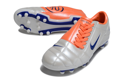 Nike Total 90 III FG Firm Ground Soccer Cleats - White/Blue/Red