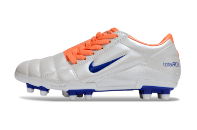 Nike Total 90 III FG Firm Ground Soccer Cleats - White/Blue/Red