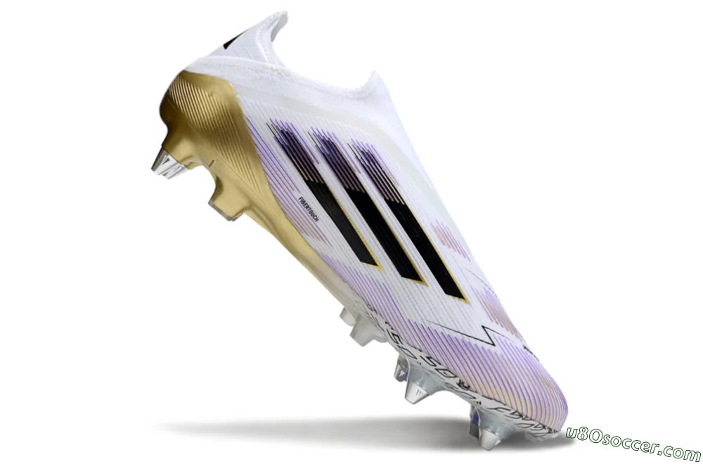 Adidas F50 Elite Laceless SG Soft Ground Soccer Cleats White