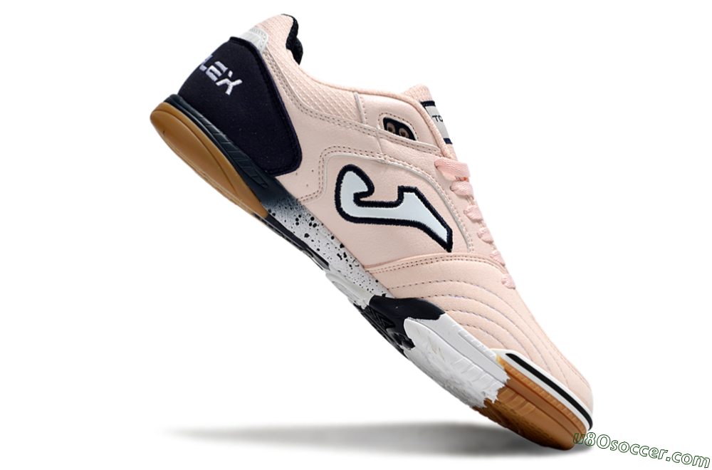 Joma Top Flex IC Indoor & Futsal Soccer Shoes - Pink/White/Black 4