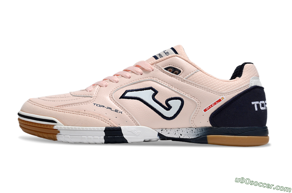 Joma Top Flex IC Indoor & Futsal Soccer Shoes - Pink/White/Black 2