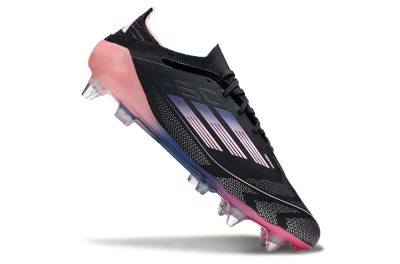 Adidas F50 Elite SG Soft Ground Soccer Cleats - Black/Blue/Pink