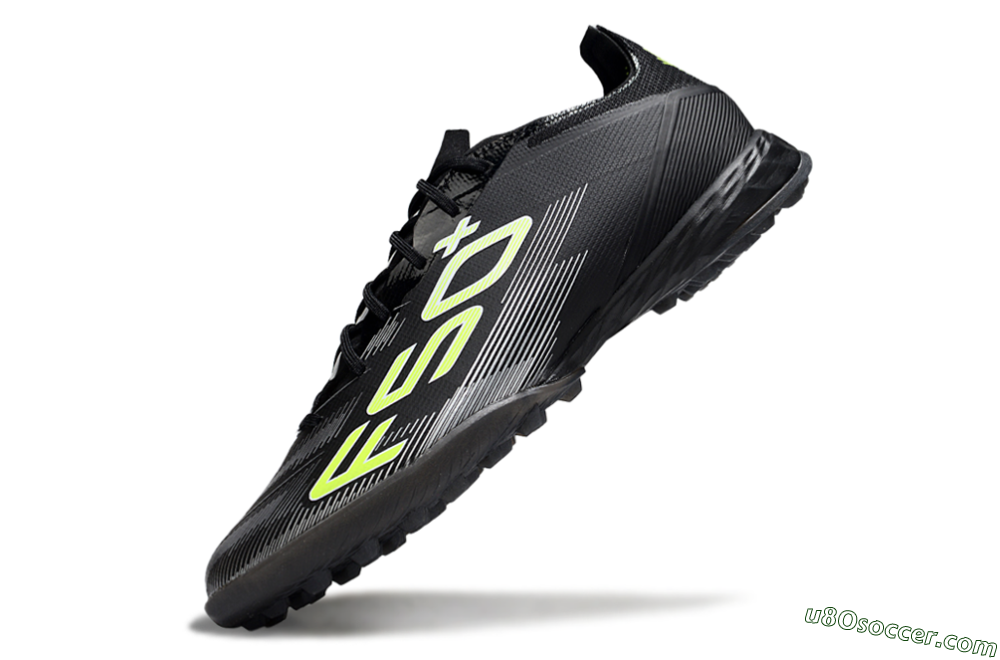 Adidas F50 Pro TF Artificial Turf Soccer Shoes - Black/Yellow/White 5