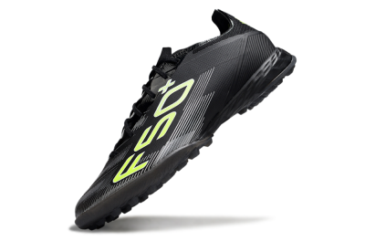 Adidas F50 Pro TF Artificial Turf Soccer Shoes - Black/Yellow/White