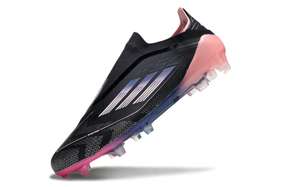 Adidas F50 Elite Laceless FG Firm Ground Soccer Cleats - Black/Blue/Pink