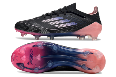 Adidas F50 Elite FG Firm Ground Soccer Cleats - Black/Blue/Pink