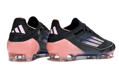 Adidas F50 Elite FG Firm Ground Soccer Cleats - Black/Blue/Pink