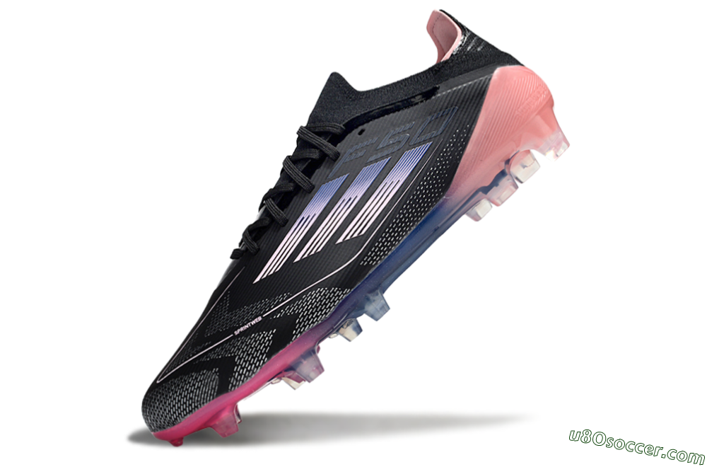Adidas F50 Elite FG Firm Ground Soccer Cleats - Black/Blue/Pink 5