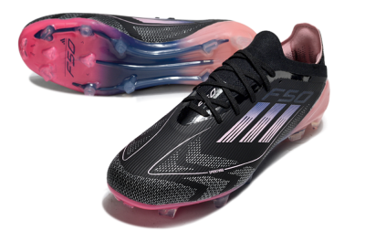 Adidas F50 Elite FG Firm Ground Soccer Cleats - Black/Blue/Pink