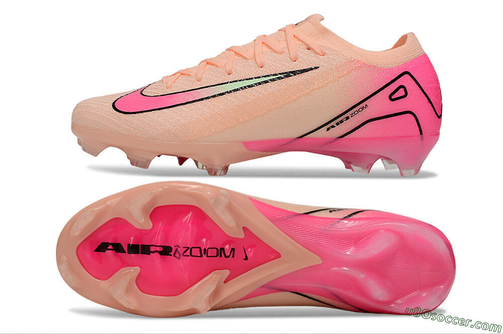 Nike Air Zoom Mercurial Vapor 16 Elite FG Firm Ground Soccer Cleats - Pink/Yellow/Black 0