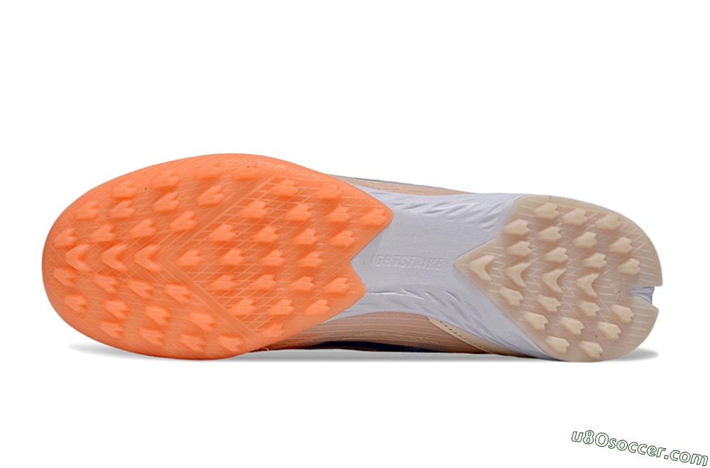 Adidas F50 Pro TF Artificial Turf Soccer Shoes - Pink/Orange/Blue 6