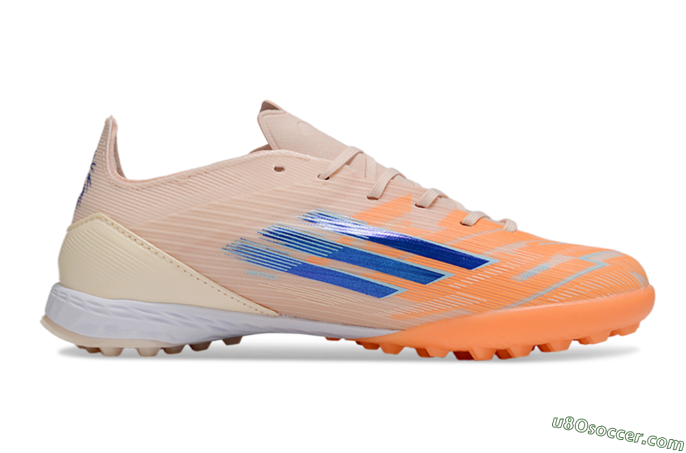 Adidas F50 Pro TF Artificial Turf Soccer Shoes - Pink/Orange/Blue 7