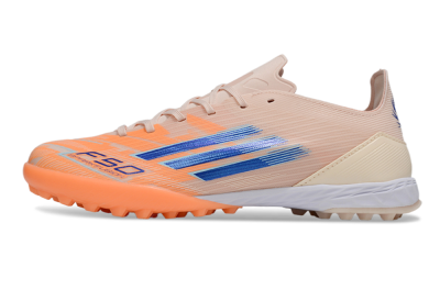 Adidas F50 Pro TF Artificial Turf Soccer Shoes - Pink/Orange/Blue