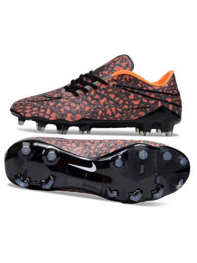 Nike Hypervenom Phantom RGN SE FG Firm Ground Soccer Cleats - Black/Red