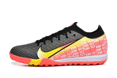 Nike Air Zoom Mercurial Vapor 16 Elite TF Artificial Turf Soccer Shoes - Black/Yellow/Red