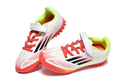 Adidas F50 Elite TF Artificial Turf Soccer Shoes - White/Red/Yellow