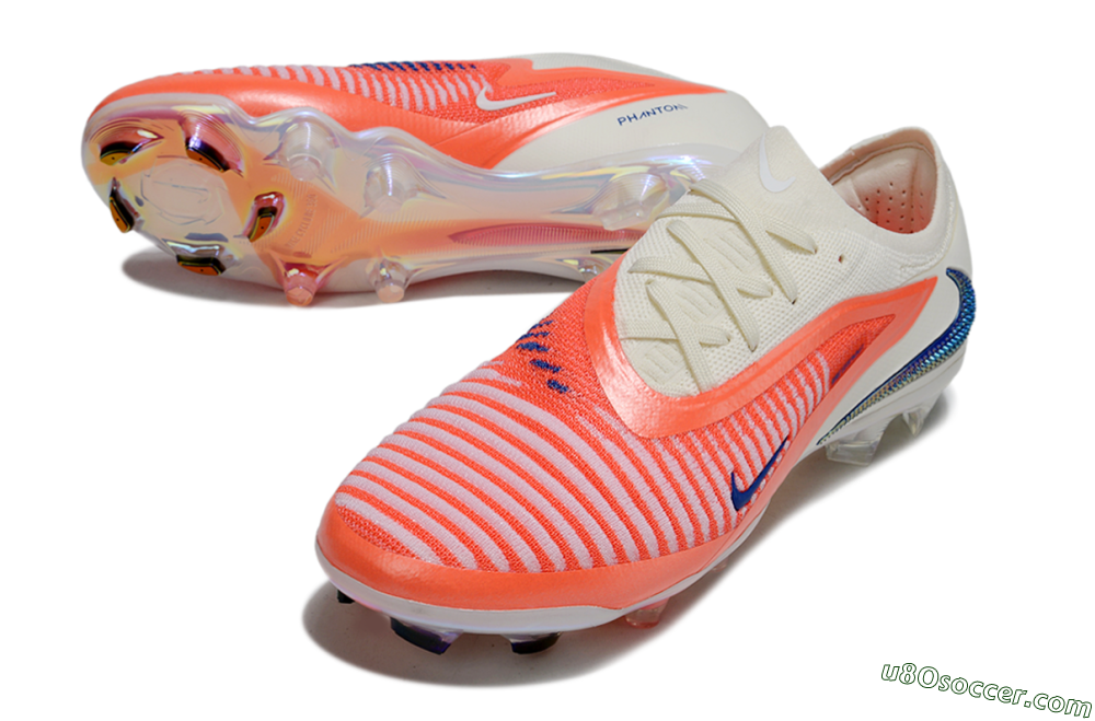 Nike Phantom 6 Low Elite FG Firm Ground Soccer Cleats - Red/White/Black 3