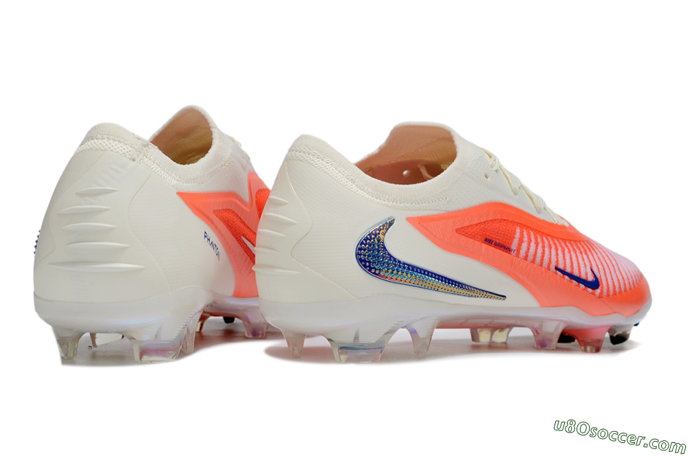 Nike Phantom 6 Low Elite FG Firm Ground Soccer Cleats - Red/White/Black 7