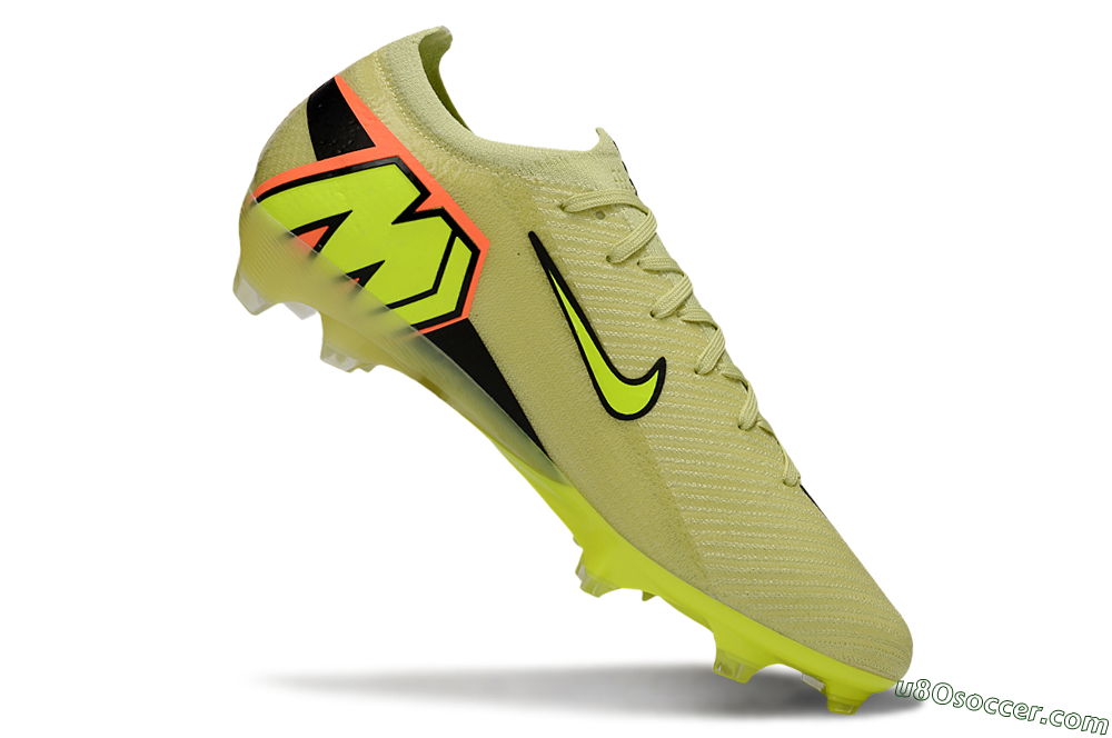 Nike Air Zoom Mercurial Vapor 16 Elite FG Firm Ground Soccer Cleats - Yellow/Black/Red 5
