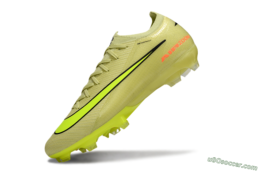 Nike Air Zoom Mercurial Vapor 16 Elite FG Firm Ground Soccer Cleats - Yellow/Black/Red 6