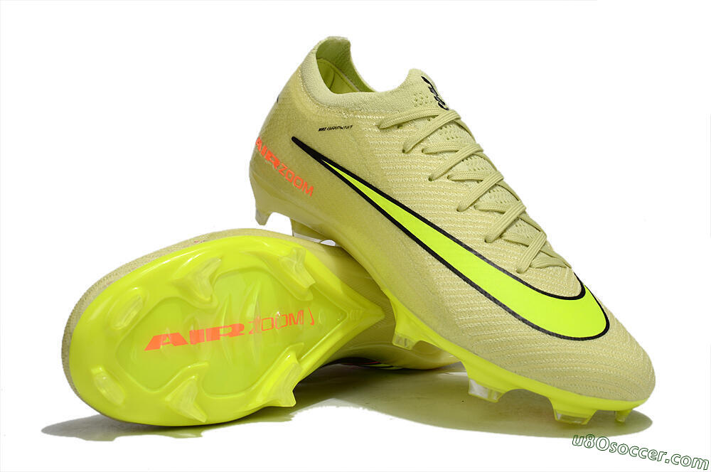 Nike Air Zoom Mercurial Vapor 16 Elite FG Firm Ground Soccer Cleats - Yellow/Black/Red 4