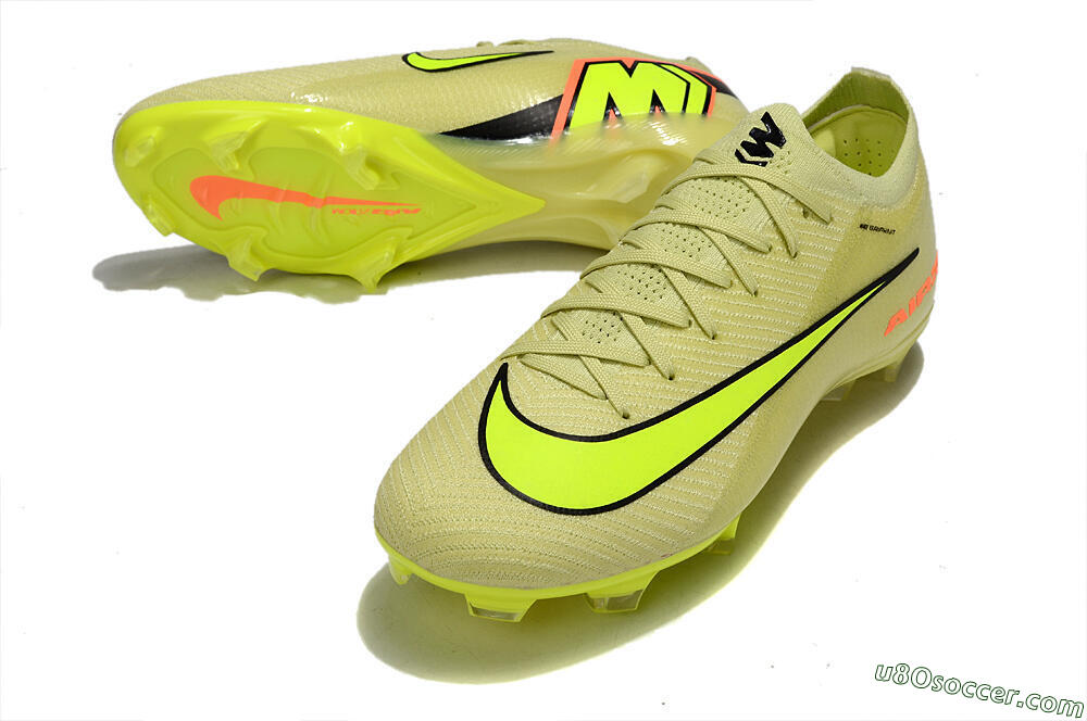 Nike Air Zoom Mercurial Vapor 16 Elite FG Firm Ground Soccer Cleats - Yellow/Black/Red 3