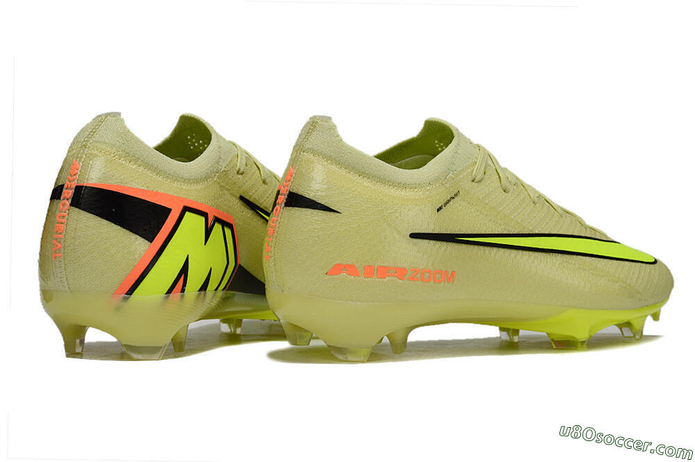 Nike Air Zoom Mercurial Vapor 16 Elite FG Firm Ground Soccer Cleats - Yellow/Black/Red 7