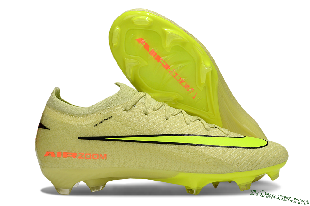 Nike Air Zoom Mercurial Vapor 16 Elite FG Firm Ground Soccer Cleats - Yellow/Black/Red 1