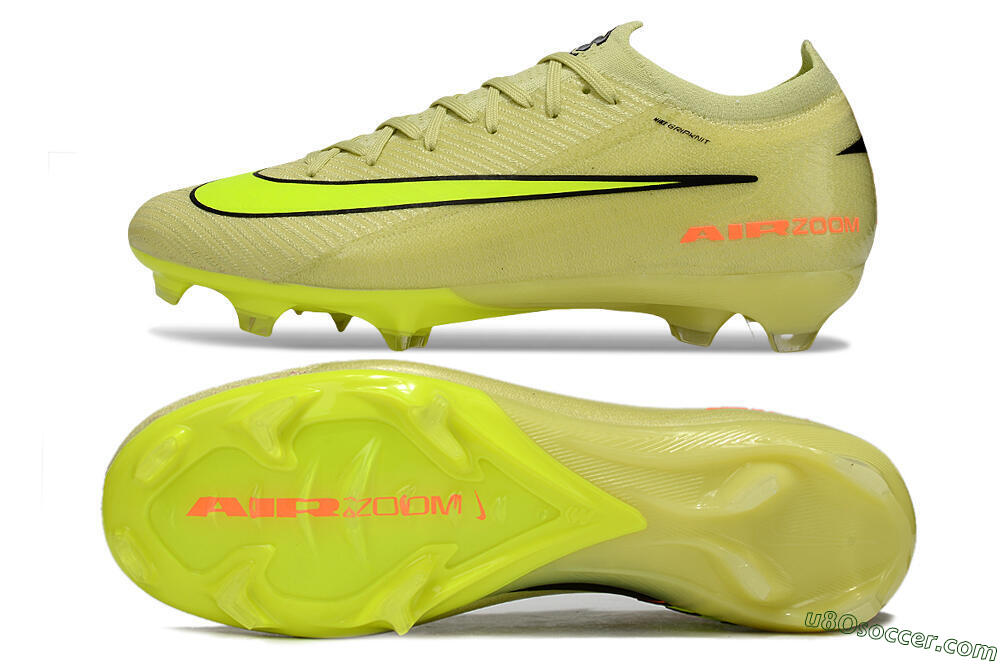 Nike Air Zoom Mercurial Vapor 16 Elite FG Firm Ground Soccer Cleats - Yellow/Black/Red 0