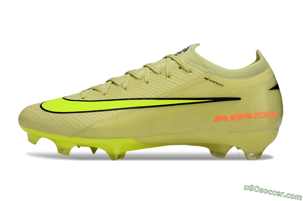 Nike Air Zoom Mercurial Vapor 16 Elite FG Firm Ground Soccer Cleats - Yellow/Black/Red 2