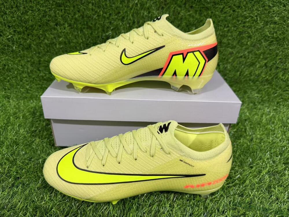 Nike Air Zoom Mercurial Vapor 16 Elite FG Firm Ground Soccer Cleats - Yellow/Black/Red