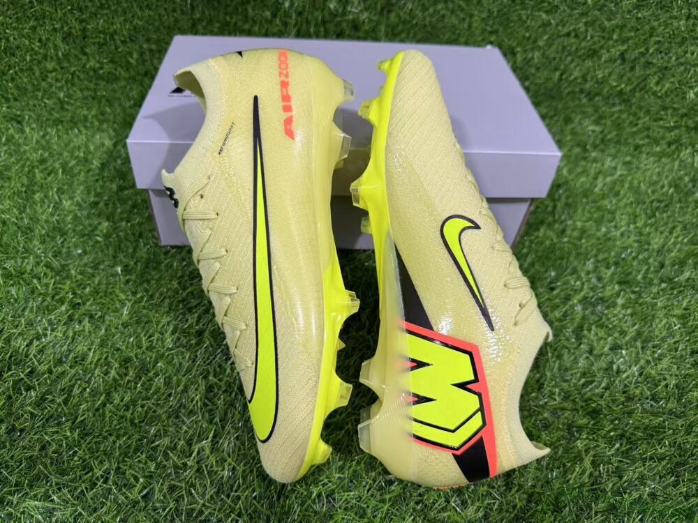 Nike Air Zoom Mercurial Vapor 16 Elite FG Firm Ground Soccer Cleats - Yellow/Black/Red
