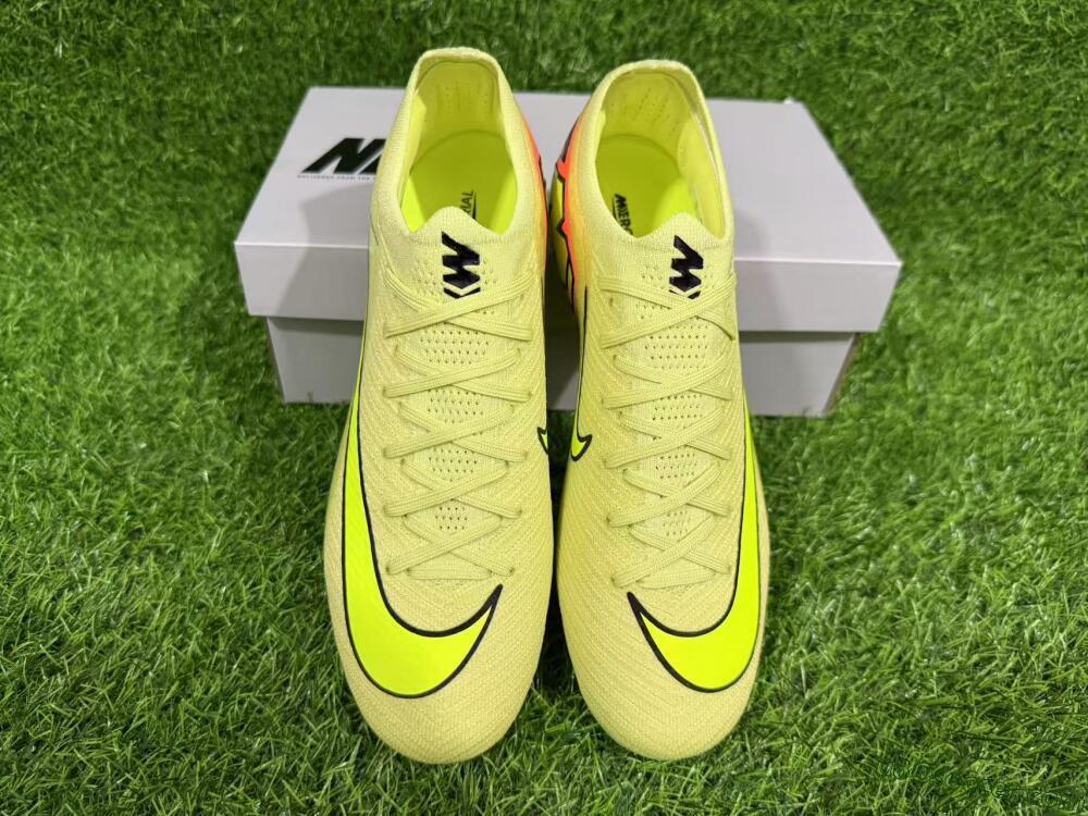 Nike Air Zoom Mercurial Vapor 16 Elite FG Firm Ground Soccer Cleats - Yellow/Black/Red
